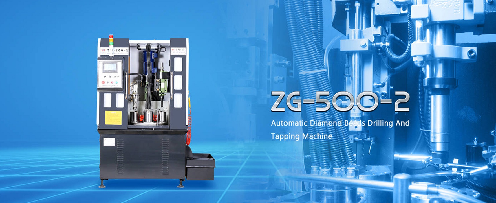 Drilling And Tapping Machine For Diamond WIre Saw Bead